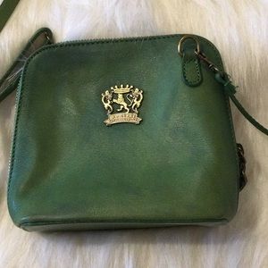 Pratesi Italian leather crossbody made in Firenze (Florence).